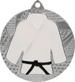 MMC6550/S Medal srebrny judo/karate R-50mm, T-2mm