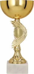 9031C Puchar metalowy zloty H-18.5cm; R-70mm
