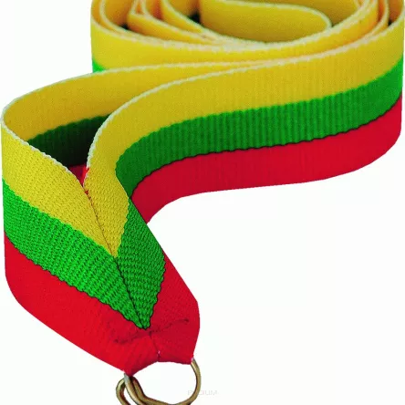 V2-Y/GN/R wstążka żółto-zielono-czerwona 22 mm