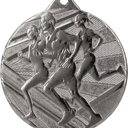ME004/S medal srebrny d-50 mm tematyczny BIEGI