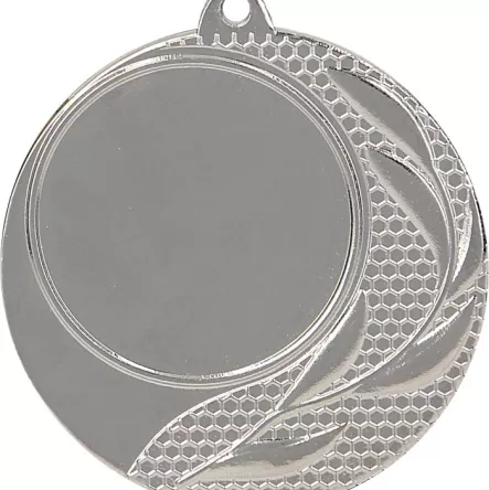 MMC2540/S Medal srebrny ogólny z miejscem na emblemat 25 mm - medal stalowy R-40mm