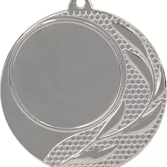 MMC2540/S Medal srebrny ogólny z miejscem na emblemat 25 mm - medal stalowy R-40mm