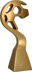 RP5010-23/G Figurka odlewana - piłka nożna h-23 cm