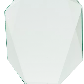 G042 Trofeum szklane h-24 cm, grub, 1.9 cm