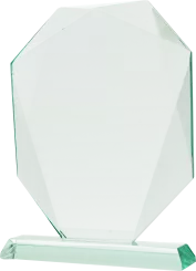 G042 Trofeum szklane h-24 cm, grub, 1.9 cm