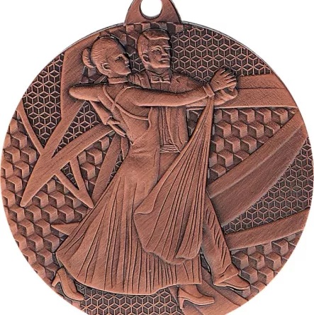 MMC7850/B Medal brązowy- taniec - medal stalowy R- 50 mm, T- 2 mm