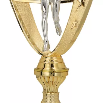 8304A Puchar plastikowy złoty h-29.5 cm,