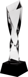 C060 Trofeum szkl.z etui h-27cm