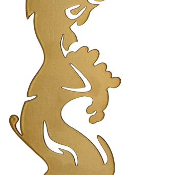 ML-FIS1 Statuetka metalowa WĘDKARSTWO h-21cm, grub. 2mm