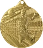 ME008/G medal złoty d-50 mm tematyczny SIATKÓWKA