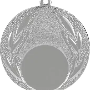 MMC14050/S Medal srebrny ogólny 50mm miejscem na emblemat 25 mm