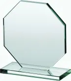 80011 trofeum szklane h-10 cm, grub. 1 cm