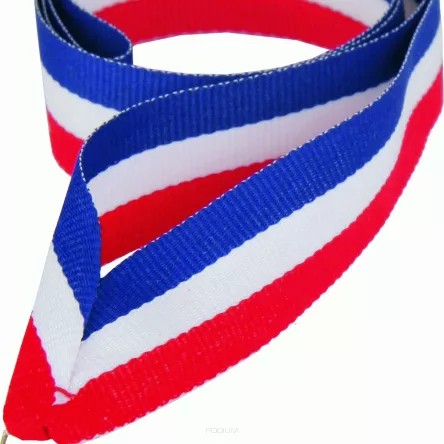 V2-BL/W/R wstążka niebiesko-biało-czerwona 22 mm