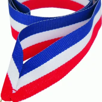 V2-BL/W/R wstążka niebiesko-biało-czerwona 22 mm