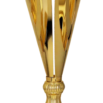 2077A Puchar metalowy złoty h-62cm