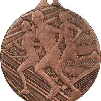 ME004/B medal brązowy d-50 mm tematyczny BIEGI