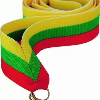 V8-Y/GN/R wstążka żółto-zielono-czerwona 11 mm