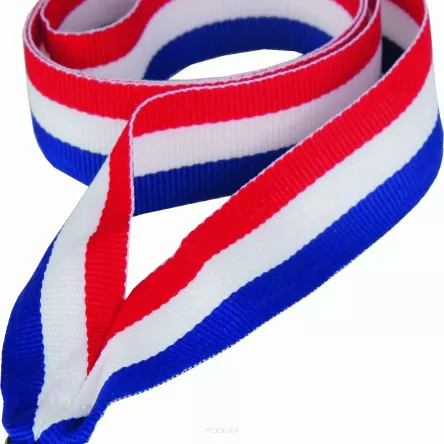 V8-R/W/BL wstążka czerwono-biało-niebieska 11 mm