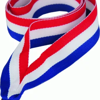 V8-R/W/BL wstążka czerwono-biało-niebieska 11 mm