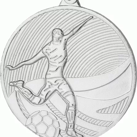 MD12904/S medal srebrny d-50 mm tematyczny PIŁKA NOŻNA
