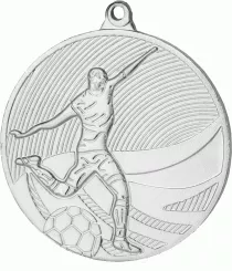 MD12904/S medal srebrny d-50 mm tematyczny PIŁKA NOŻNA
