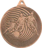 MMC5750/B Medal brązowy- piłka nożna - medal stalowy d-50mm, grub. 2 mm