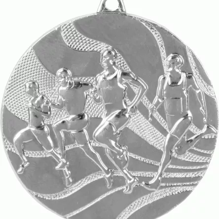 MMC2350/S medal srebrny d-50 mm tematyczny BIEGI