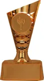 9201/B Puchar  plastikowy brązowy h-  110 mm