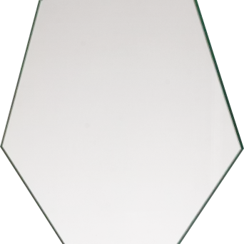 M66C trofeum szklane h- 20,5 cm, grub. 0,6 cm