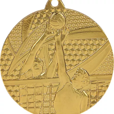 MMC7650/G medal złoty- siatkówka R- 50 mm, T- 2 mm