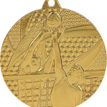 MMC7650/G medal złoty- siatkówka R- 50 mm, T- 2 mm