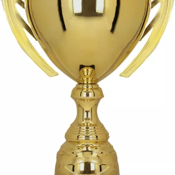 1059F Puchar metalowy złoty h-32 cm, d-12cm