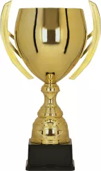 1059F Puchar metalowy złoty h-32 cm, d-12cm