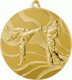 MMC2550/G medal złoty d-50 mm tematyczny KARATE