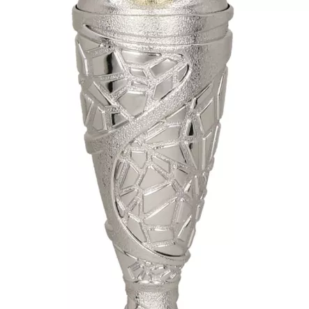 4186E Puchar metalowy złoto-srebrny h-23cm R-80mm
