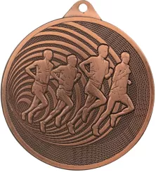 MMC3071/B Medal brązowy- Bieganie - medal stalowy d-70mm, grub. 2,5 mm