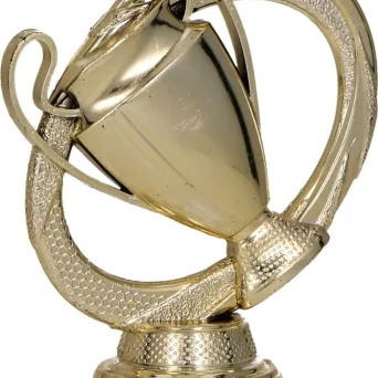 B308/G Figurka plastikowa złota PUCHAR h – 9 cm