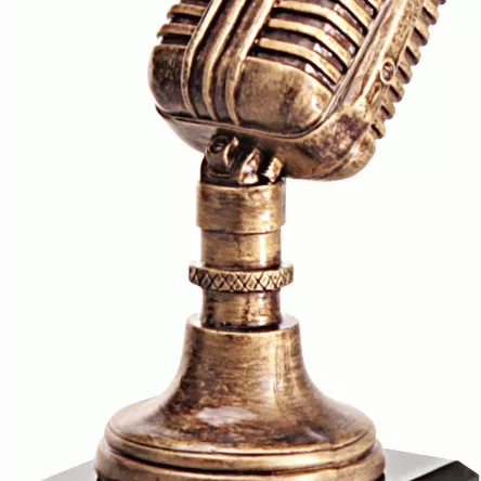 RFST2079/BR figurka odlewana brązowa  MUZYKA h-17 cm