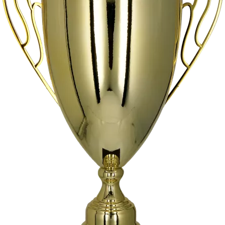 1063A-N Puchar metalowy złoty h-57,5cm, d-20cm