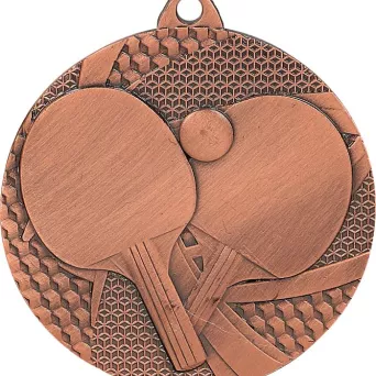 MMC7750/B Medal brązowy- tenis stołowy - medal stalowy R- 50 mm, T- 2 mm