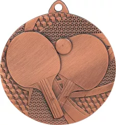 MMC7750/B Medal brązowy- tenis stołowy - medal stalowy R- 50 mm, T- 2 mm