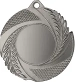 MMC5010/S medal srebrny d-50 mm z miejscem na emblemat d-25 mm
