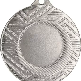 MMC5950/S Medal srebrny ogólny z miejscem na emblemat 25 mm - medal stalowy d-50mm, grub. 2 mm