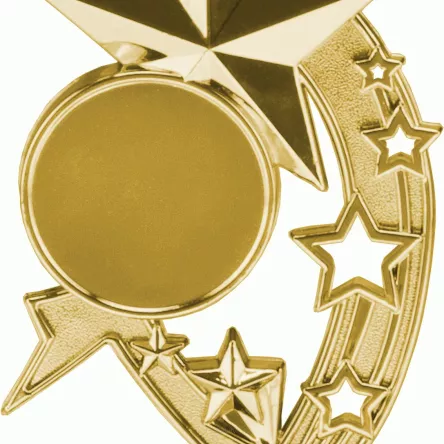 F235/G Figurka plastikowa złota GWIAZDA h-17 cm