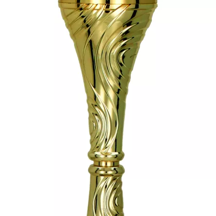 8356B Puchar metalowy złoty h-38 cm,d-14 cm