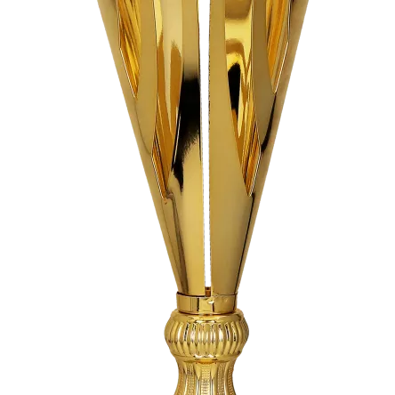 2077D Puchar metalowy złoty h-46cm