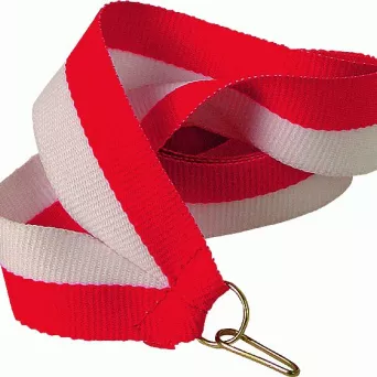 V2-W/R wstążka biało-czerwona 22 mm