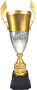 3105-N/B puchar złoto-srebrny h-56 cm, d-16 cm