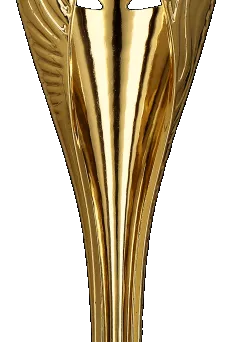 9264/G Puchar plastikowy złoty h-16cm