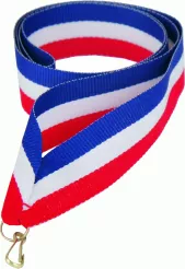 V8-BL/W/R wstążka niebiesko-biało-czerwona 11 mm